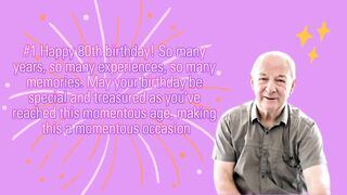 How to wish birthday to old father