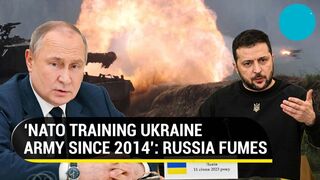 Russia warns NATO; Putin fumes as military bloc admits training Ukraine Army