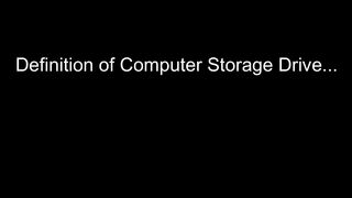 Computer Storage / Hard drive / SSD / Nvme