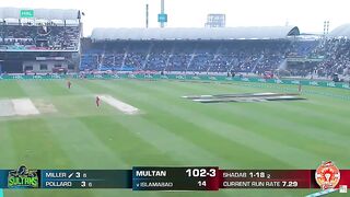 David miller Takes shadab Khan to the cleaners|Multan vs islamabad