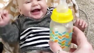 Funny cute baby