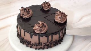 Coffee chocolate cake in kadai eggless chocolate mocha cake recipe