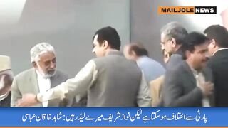 نوازشریف میرا لیڈر ھے،پارٹی سے اختلاف الگ بات ھے،شاہد عباسی