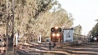 Karakorum Express cruising towards karachi