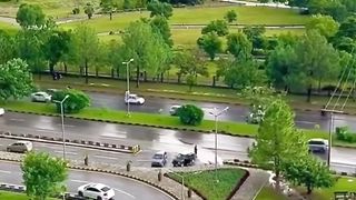 Beautiful Islamabad in Rain