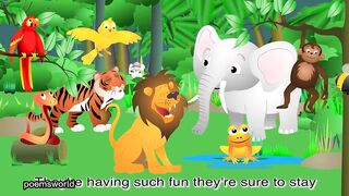 See the animals here today song / nursery rhymes / animals song / animals voice