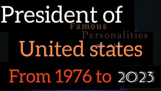 Presidents of United States from 1776 To 2023