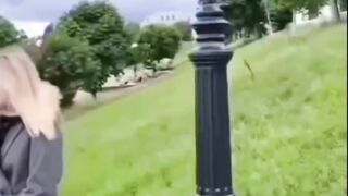 GIRL ENJOY SLIPPING
