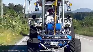 Modified Ford tractor
