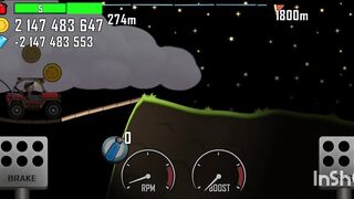 Hill climb racing fast driving