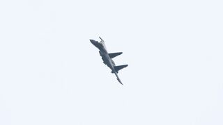 Military Plane is Flying In The Air