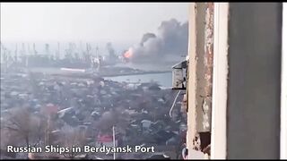 Possible Russian Ships In Berdyansk Port T
