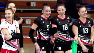 FULL VIDEO Yulia Gerasimova cheers up - Hot dances of Ukrainian women on volleyball