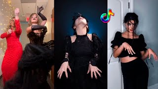 Wednesday Addams I ll dance dance dance with my hands hands hands Challenge Dance Tiktok Compilation