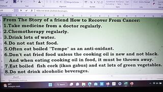 How to Recover From Cancer