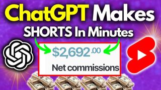 Using ChatGPT Make YouTube SHORTS In Minutes ($10,000 FACELESS METHOD) Make Money with ChatGPT