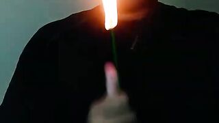 Torch flower magic trick #magic #Magician #illusion #shorts