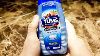 Say Goodbye to Heartburn and Acid Indigestion with TUMS Smoothies Extra Strength Tablets - Berry Fusion Flavored Chewable Antacids