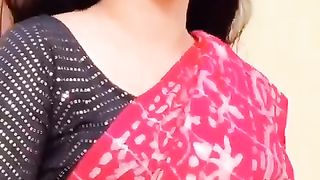 I wear my mother’s saree