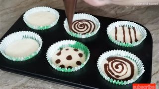Marble cup cake recipe