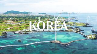 FLYING OVER KOREA 4K Video UHD - Soft Piano Music With Beautiful Natural Landscape
