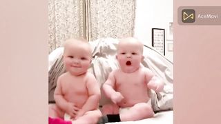 Best Videos Of Funny Twin Babies Compilation - Twins Baby Video # P30