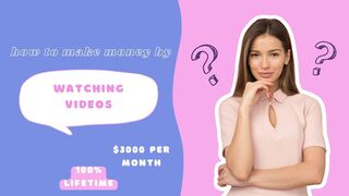 How to make money online by just watching videos. |$20 per hour|
