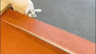 Handmade Leather Belt DIY #shorts