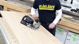 Domino XL making quick work of glue up prep #woodwork #woodworking #wood #festool #joinery