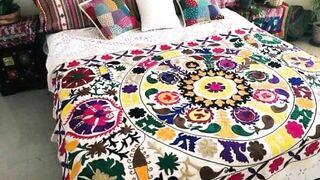 Bed throw blanket designs
