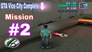 GTA Vice City Gameplay  Mission #2  Azhar jamal PC Games 2023