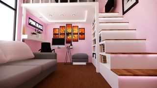 Loft Bed Idea for BLACKPINK Small Rooms | 2d3ddesigner