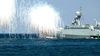 smoke screen missile boat