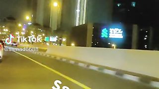 Dubai  very nice  road enjoy
