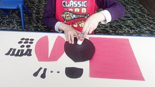 Lady bug craft for daycare kids