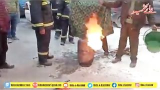 How to stop the fire flame in Gas Cylinders