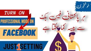 Turn On Professional Mode On Facebook and Earn Money||Urdu Hindi tutorial By ZafirAliTV