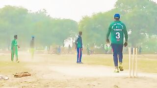 Long six cricket match video