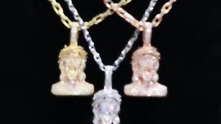 Diamond Bleeding Jesus Head Setup on sale by Ijaz Jewelers
