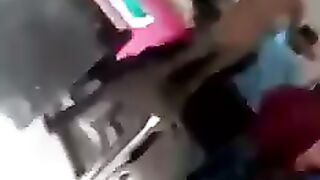 Angry teacher punish the student.