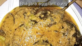Bhagare eggplant curry