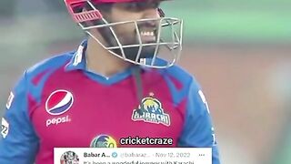 A great journey of Babar Azam with Karachi Kings ????