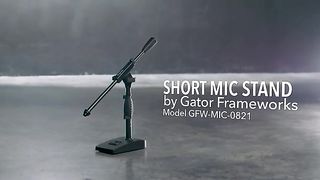 Gator Frameworks Short Weighted Base Microphone Stand