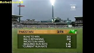 4 4 4 4 4 Abdul Razzaq vs Glenn McGrath cricket channel