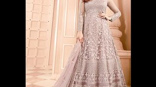 Women's Indian Traditional Full Length Heavy Embroidered Ethnic Salwar Suit with Dupatta