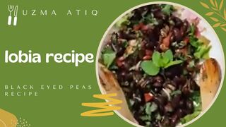 Spicy Lobia Chaat Recipe | Healthy Lobia Chaat Recipe for Weight Loss | Ready in Minutes | uatiq