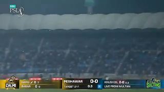 Muhammad Haris and Babar Azam bating