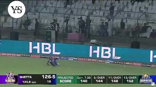 30 Rans in 1 Over ! Karachi kings vs Quetta gladiators ! Guptills best inning