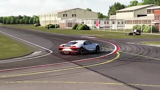 Bugatti Chiron Profilee 2022 vs Bugatti Chiron Pur Sport 2021 at Monza Full Course