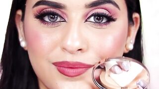 Oily skin makeup hack.